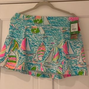 Lily Pulitzer luxiletic skort You gotta regatta
